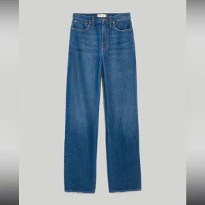 NWT Baggy Straight Jeans in Dark Worn Indigo Wash in size 24