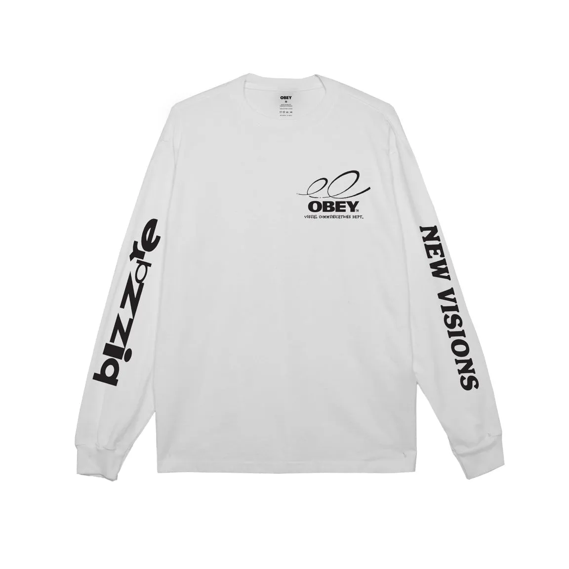 Obey bizzare new visions heavyweight classic LS tee
