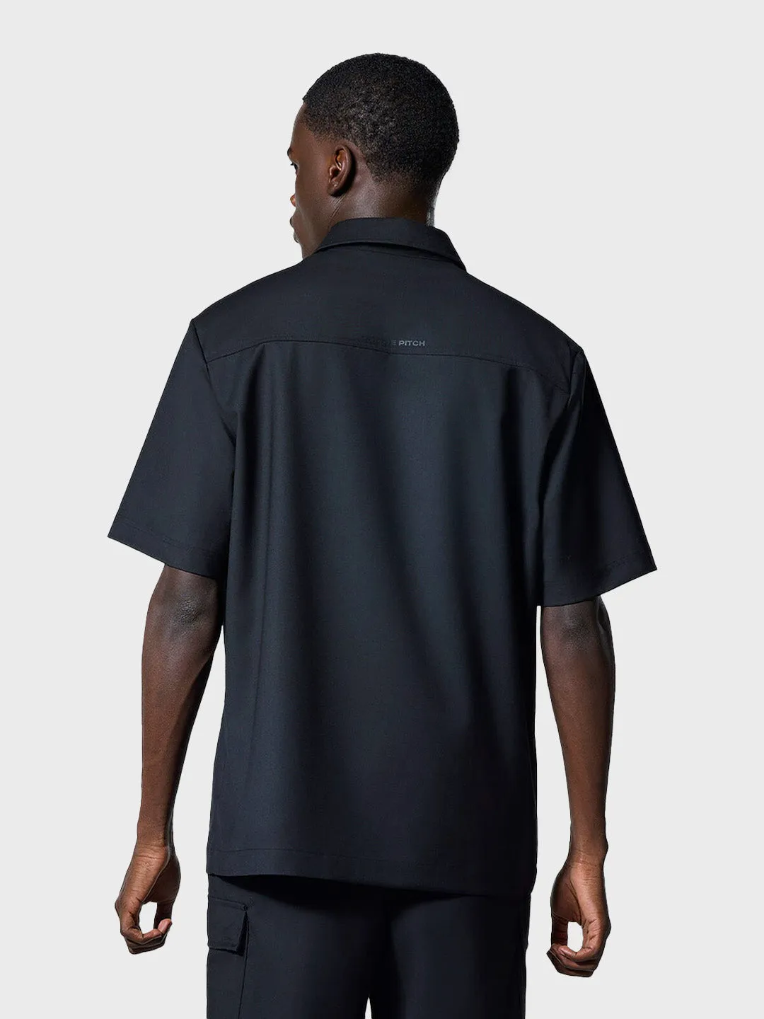 Off The Pitch Club Smart Shirt | Black