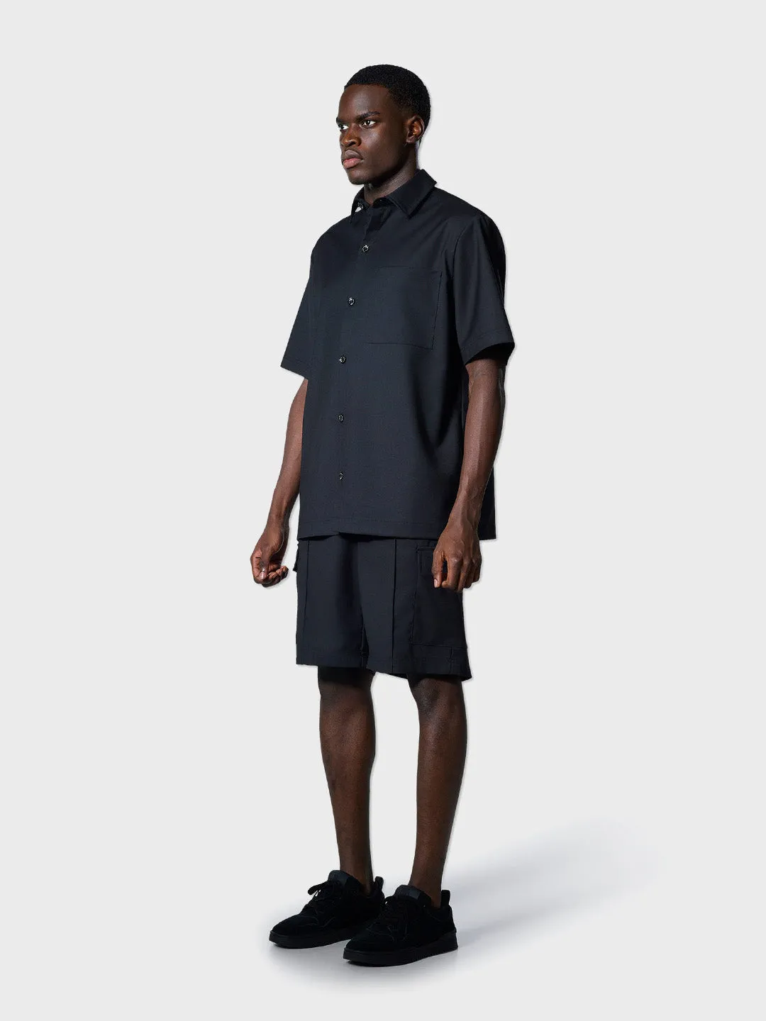 Off The Pitch Club Smart Shirt | Black