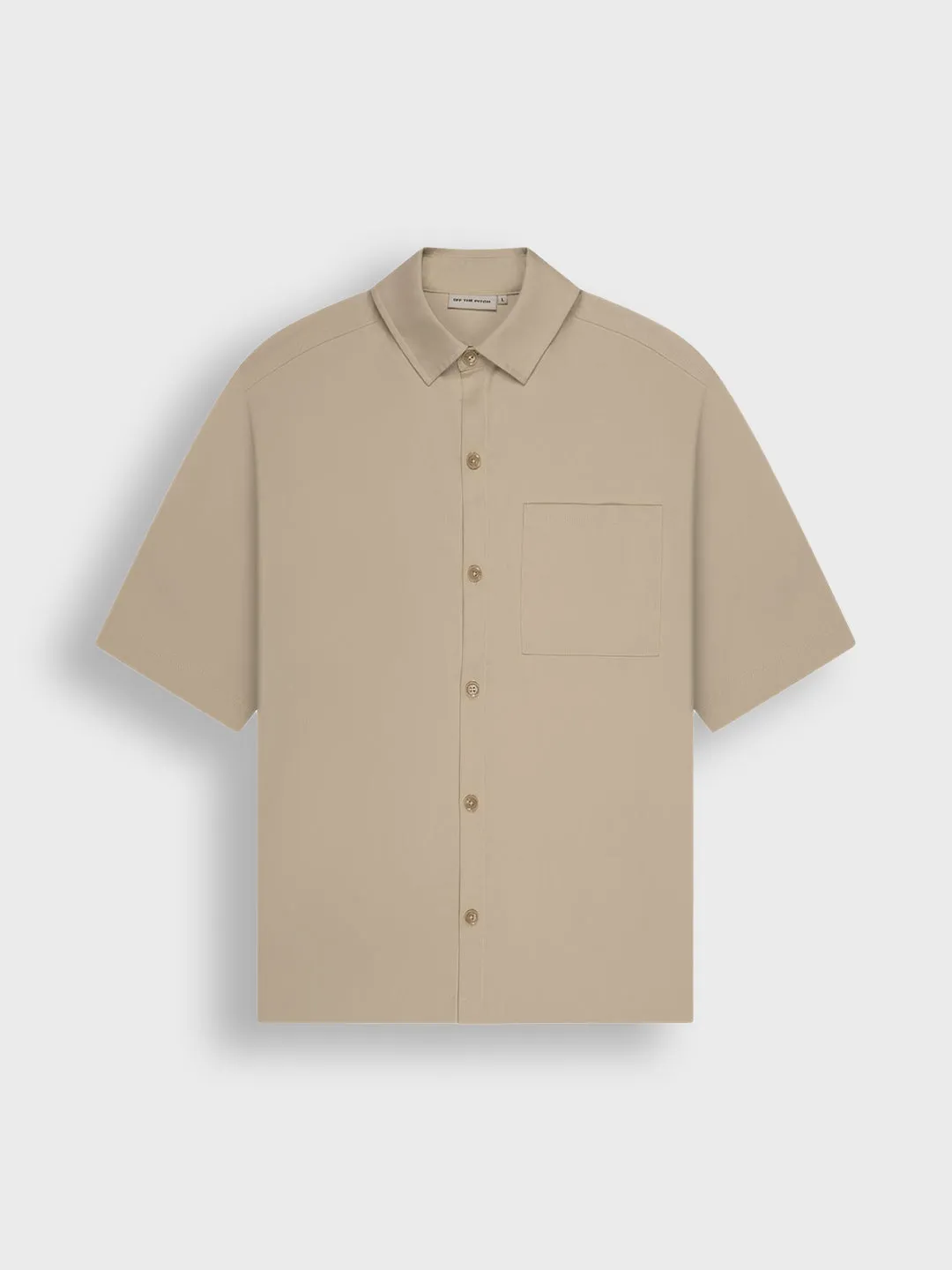 Off The Pitch Club Smart Shirt | Sand
