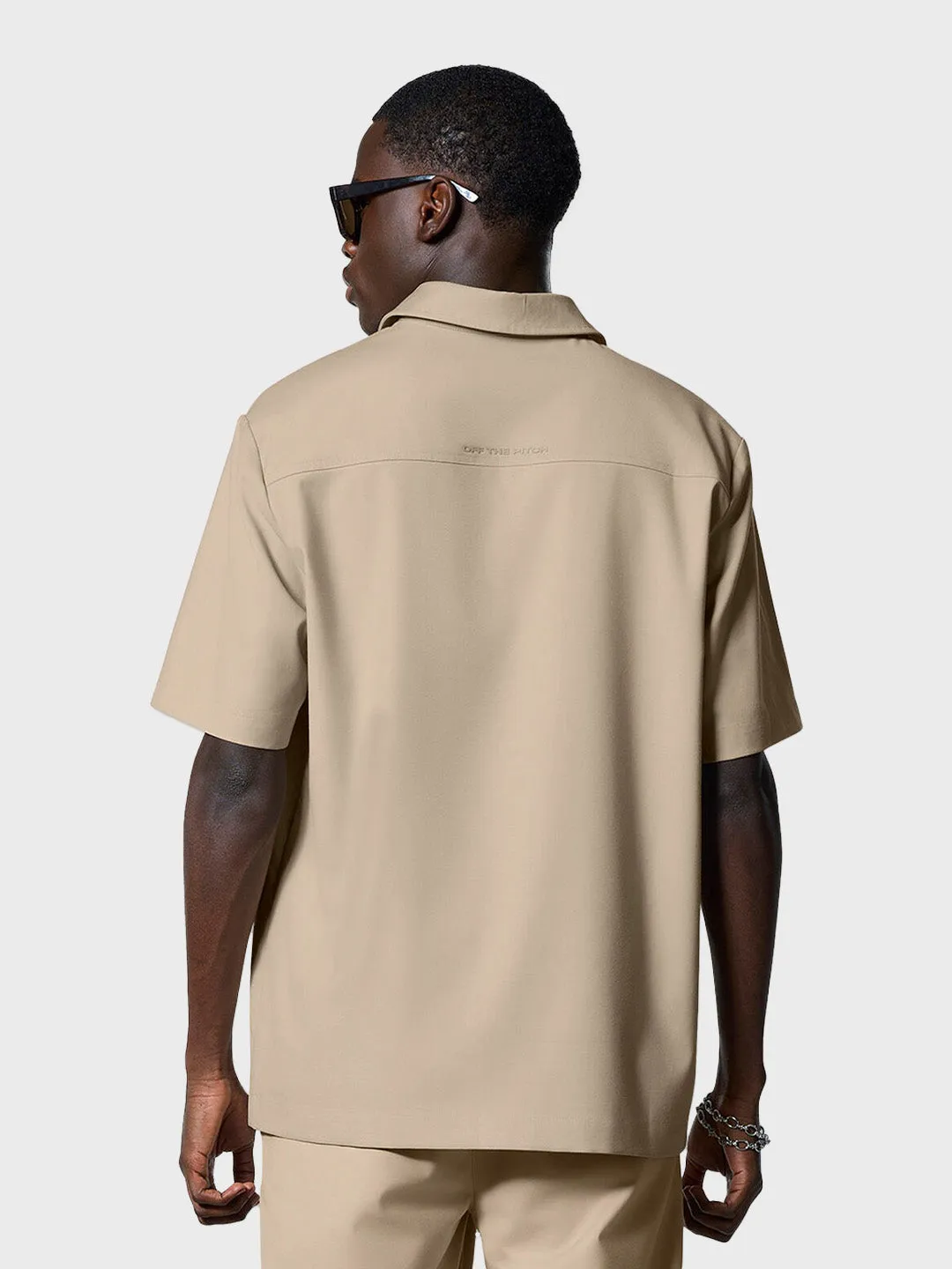 Off The Pitch Club Smart Shirt | Sand