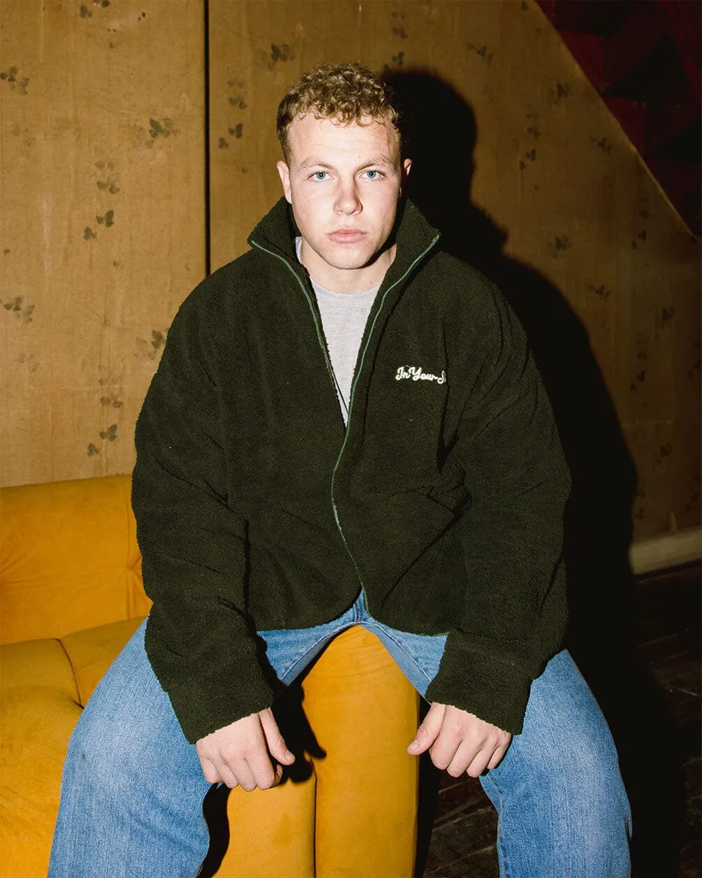 Olive Green Fleece Jacket
