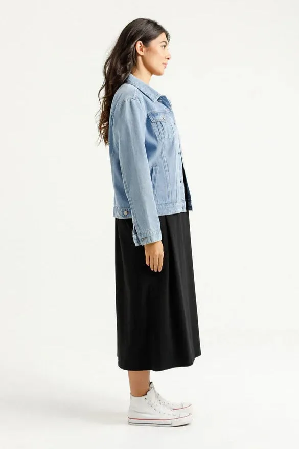 Olly Jacket - Stonewash Denim