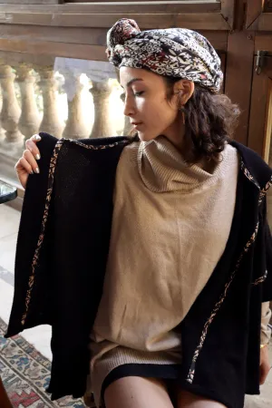On The Move Poncho In Black