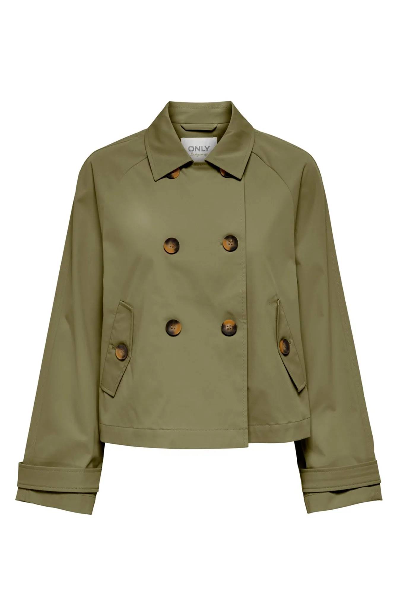 ONLApril Trenchcoat - Mørkegrøn