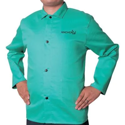 ORS Nasco Flame Retardant (FR) Cotton Sateen Jacket, X-Large, Visual Green, CA-1200-XL