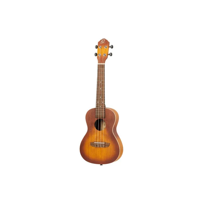Ortega Guitars Concert Ukulele Acoustic – Earth Series – Okoume, Brown (RUDAWN)