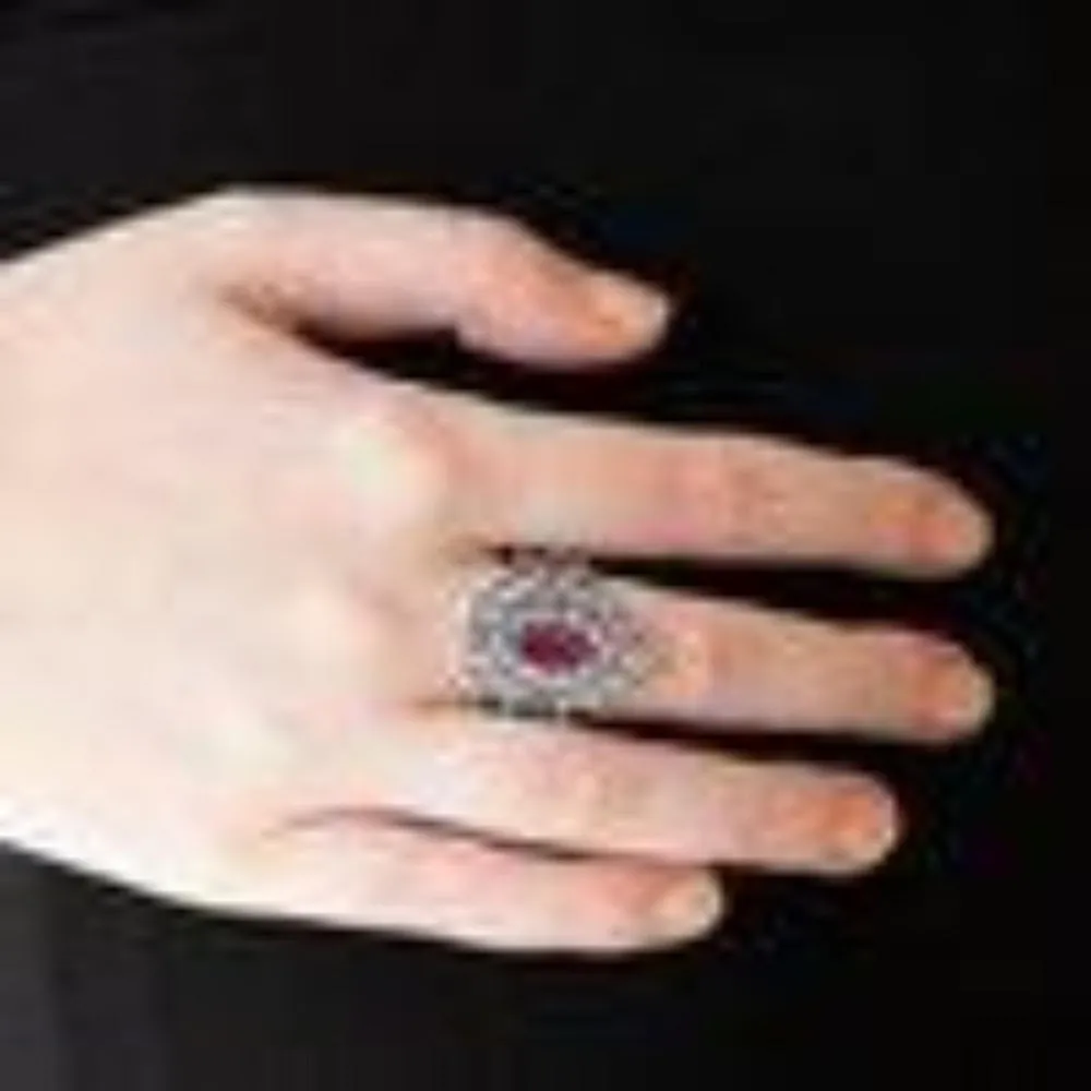 Paparazzi - Blooming Fireworks  - Pink Ring