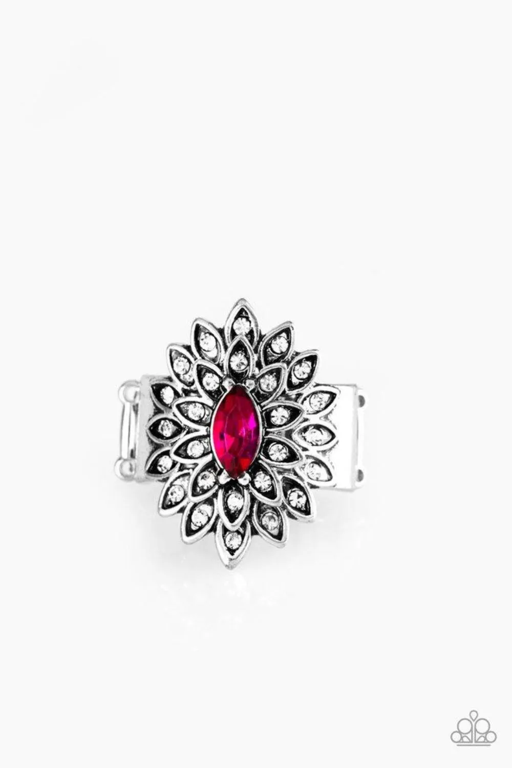 Paparazzi - Blooming Fireworks  - Pink Ring