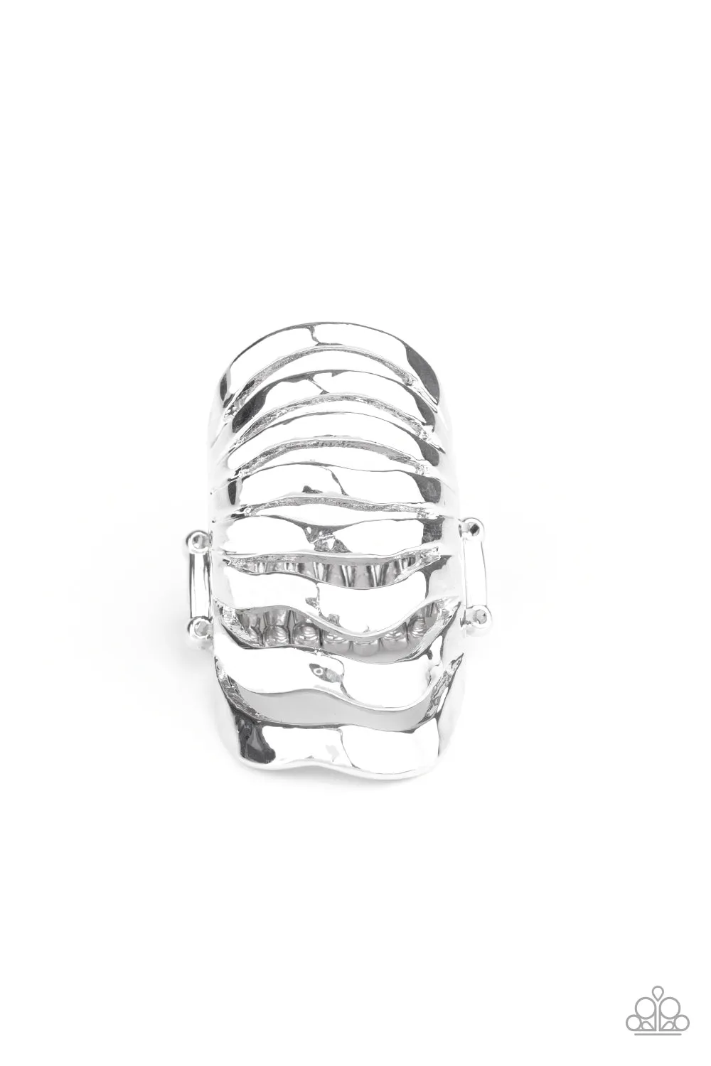 Paparazzi Sound Waves - Silver Ring