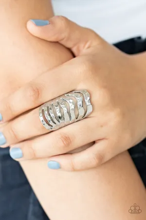 Paparazzi Sound Waves - Silver Ring