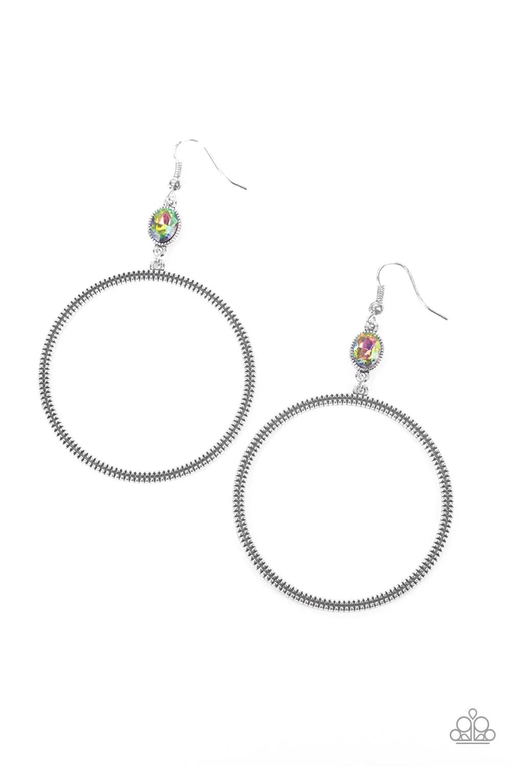 Paparazzi Work That Circuit - Multi Earrings