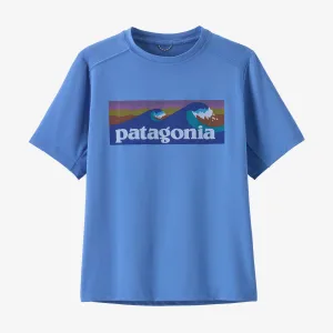 Patagonia - K's Cap SW T-Shirt - Boardshort Logo: Abundant Blue