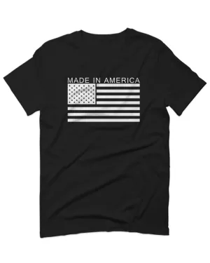 Patriotic American Proud Made in USA United States America Flag For men T Shirt