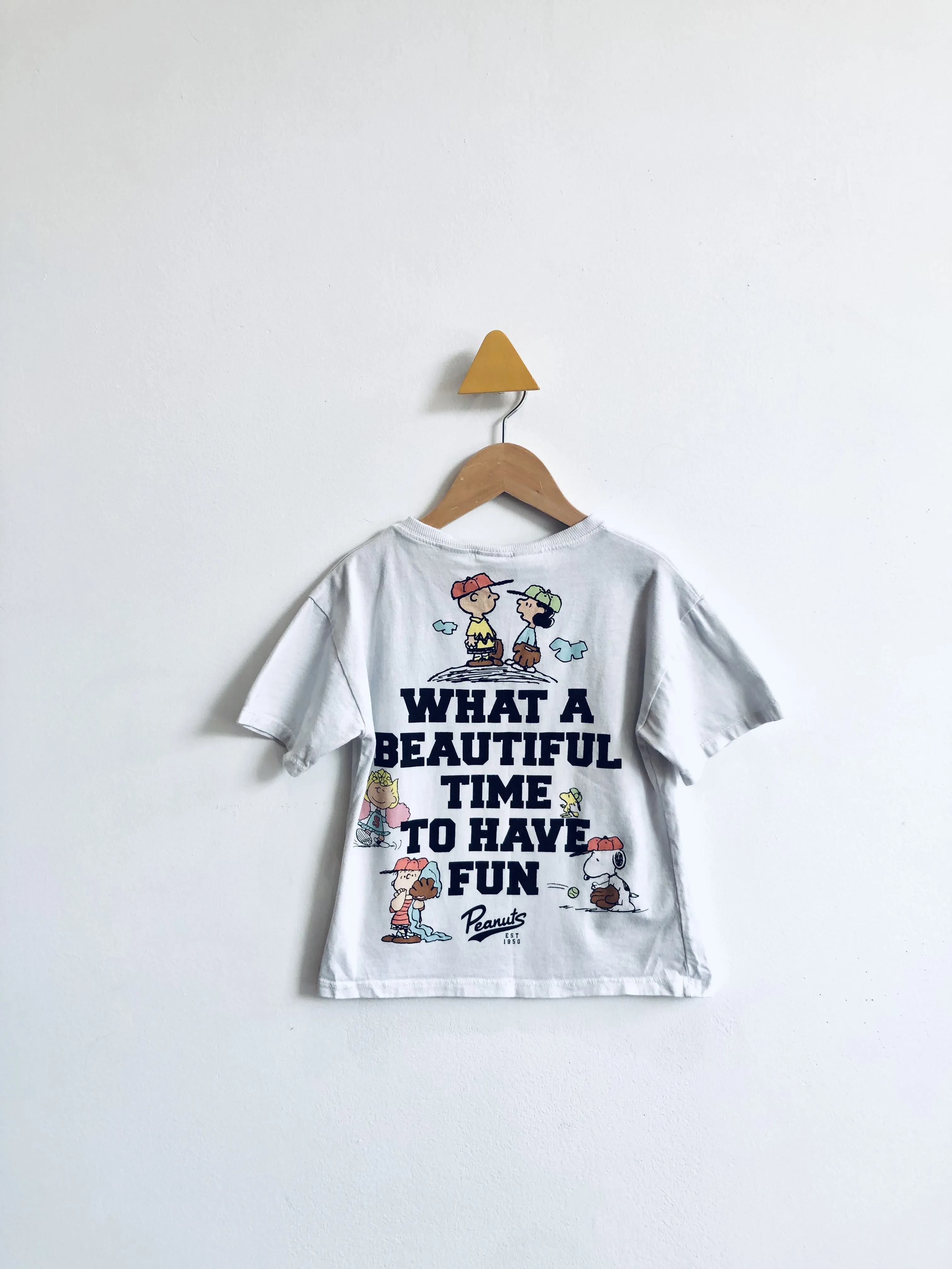 Peanuts Baseball Team Tee // 5-6Y