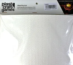 Plast Craft Games: Textured Plastic Sheets - Cobblestones 28mm to 35mm Scale