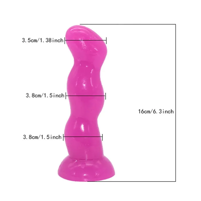 Plug Anal à Ventouse Edgy en Silicone