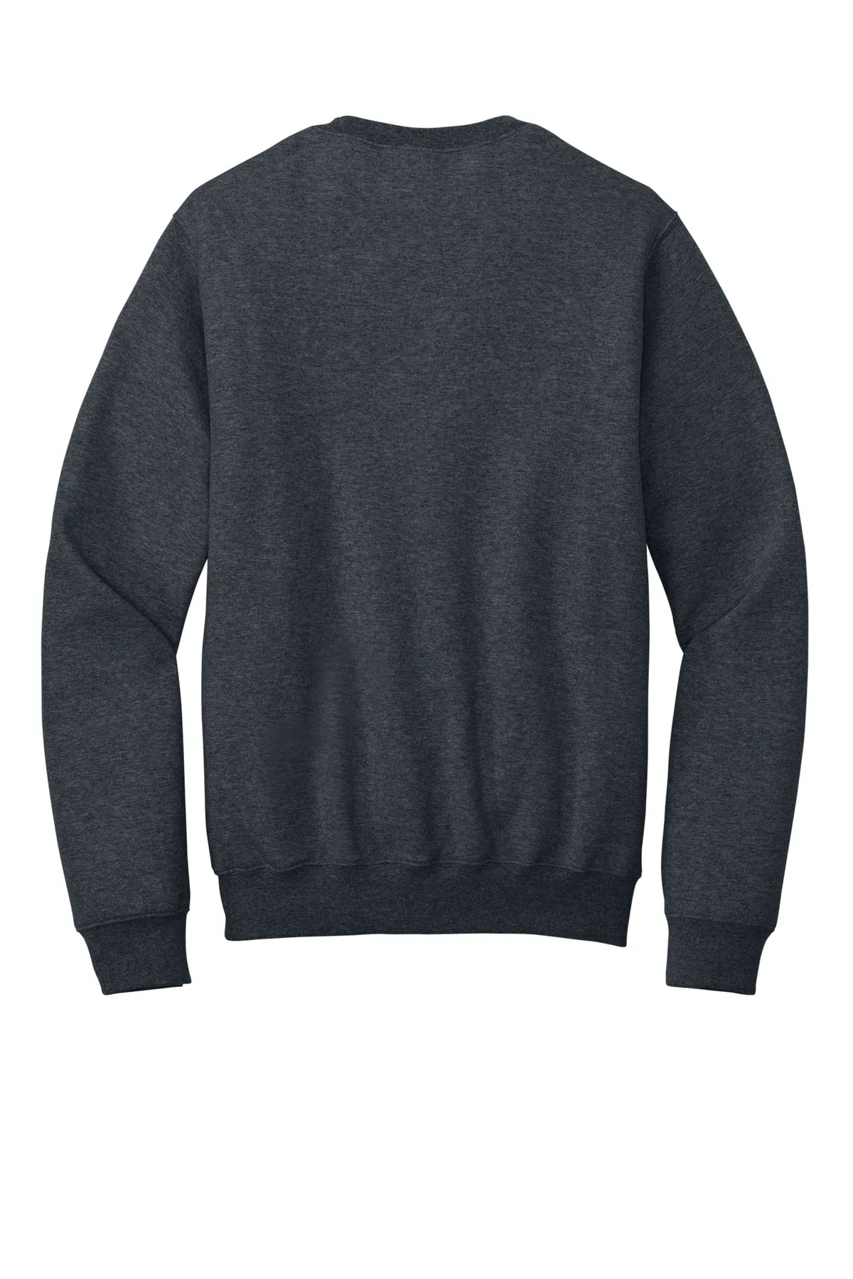Port & Company Core Fleece Crewneck Pocket Sweatshirt PC78PKT Dark Heather Grey
