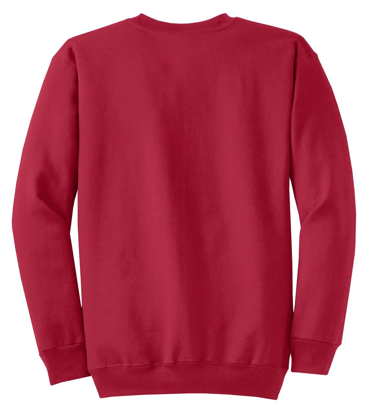 Port & Company Core Fleece Crewneck Sweatshirt. PC78 Red