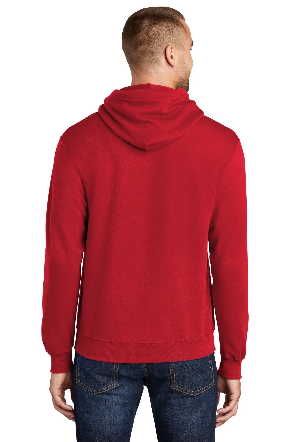 Port & Company  Tall Core Fleece Pullover Hooded Sweatshirt PC78HT Red Tall