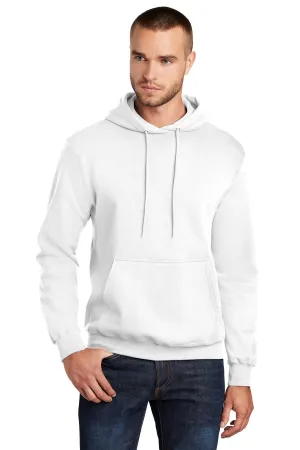 Port & Company  Tall Core Fleece Pullover Hooded Sweatshirt PC78HT White Tall