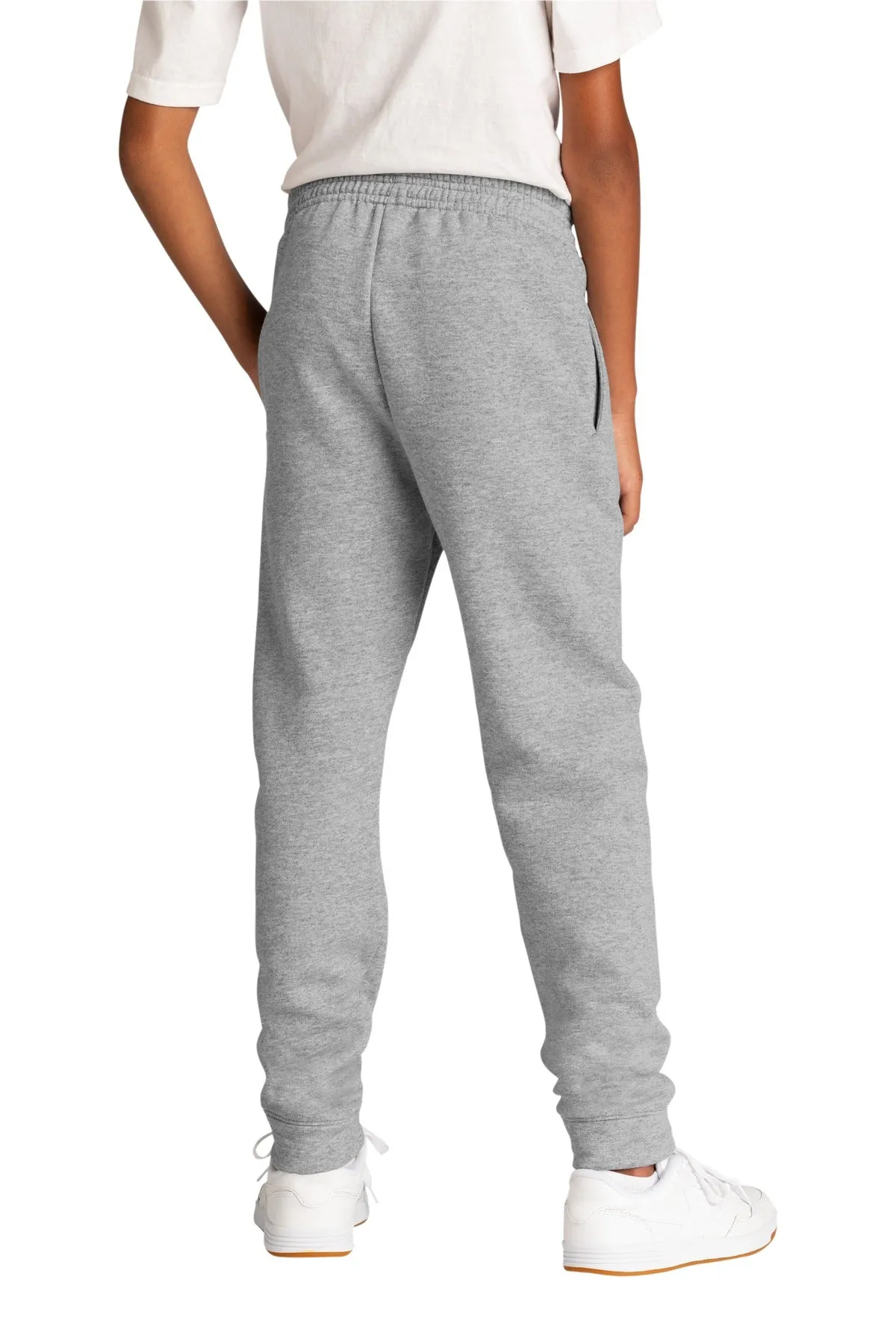 Port & Company  Youth Core Fleece Jogger. PC78YJ Athletic Heather