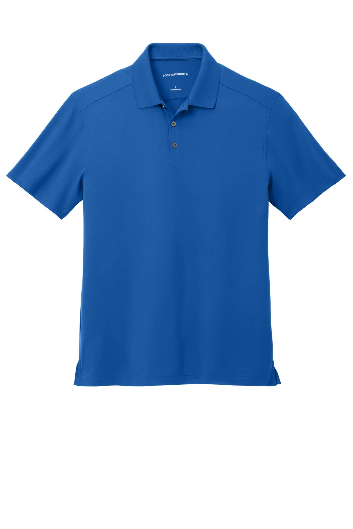 Port Authority City Stretch Flat Knit Polo K683 True Blue