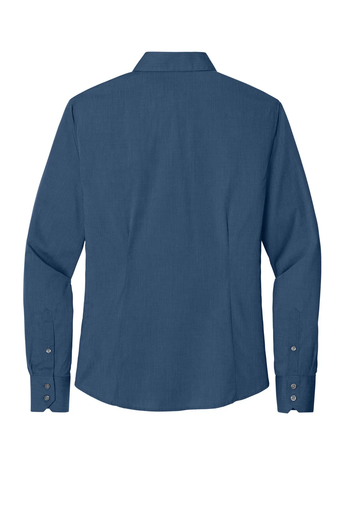 Port Authority Women's Crosshatch Easy Care Shirt. L640 Deep Blue