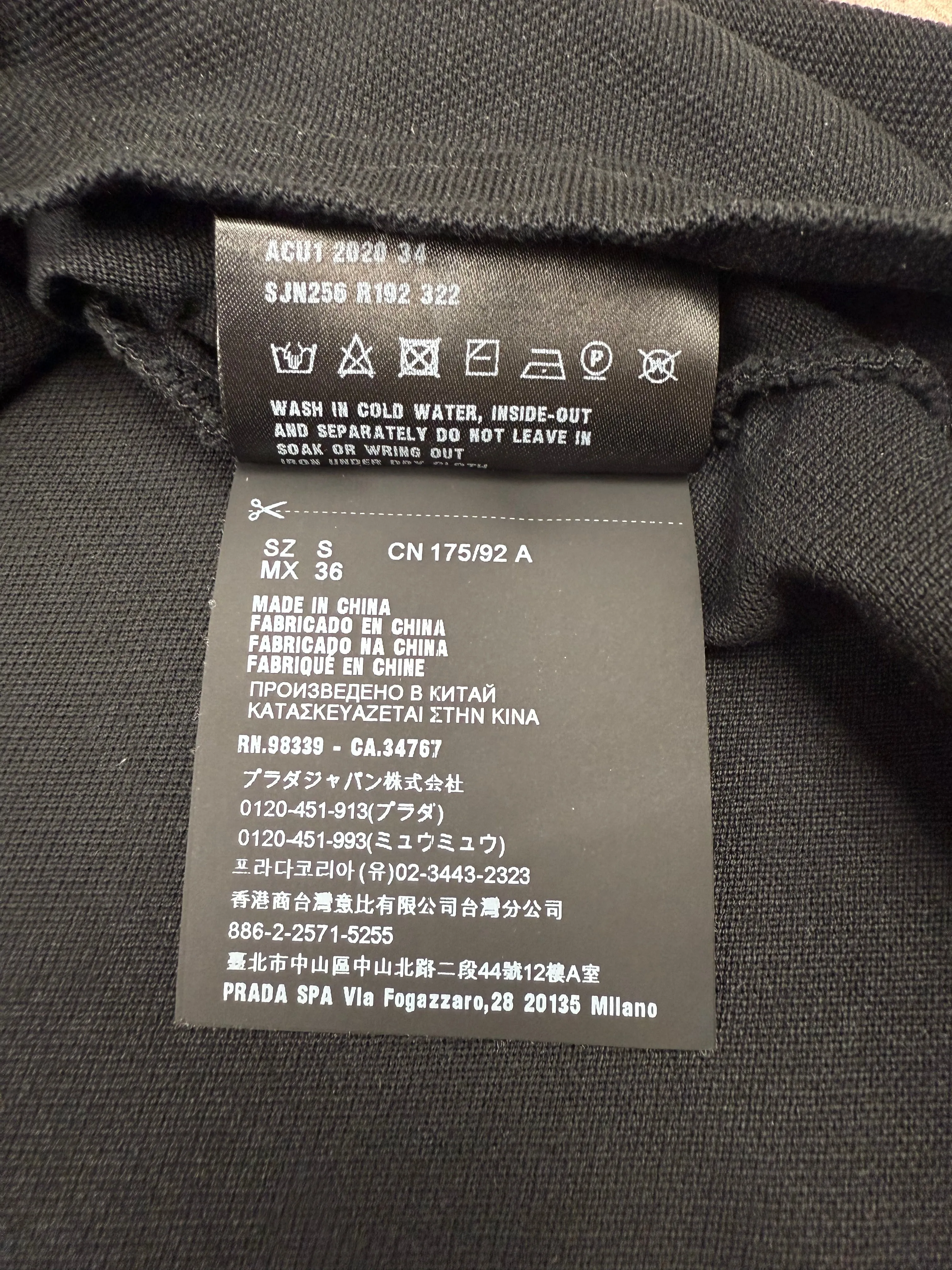 Prada Sport Polo - Black