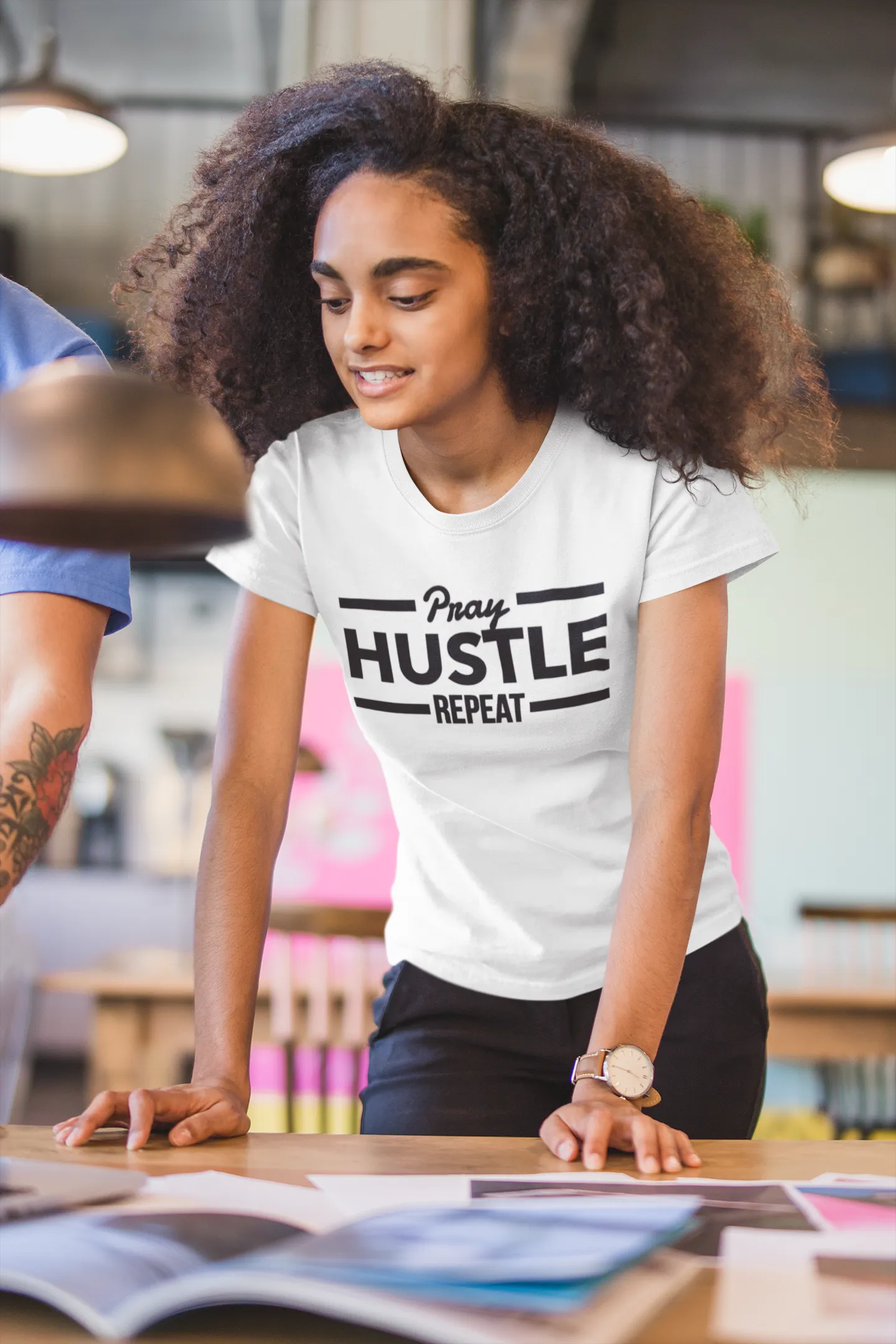 Pray Hustle Repeat T-shirt