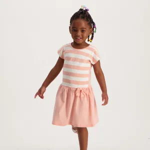 Pre-Girls 2 Pack Stripe Dress - Pink