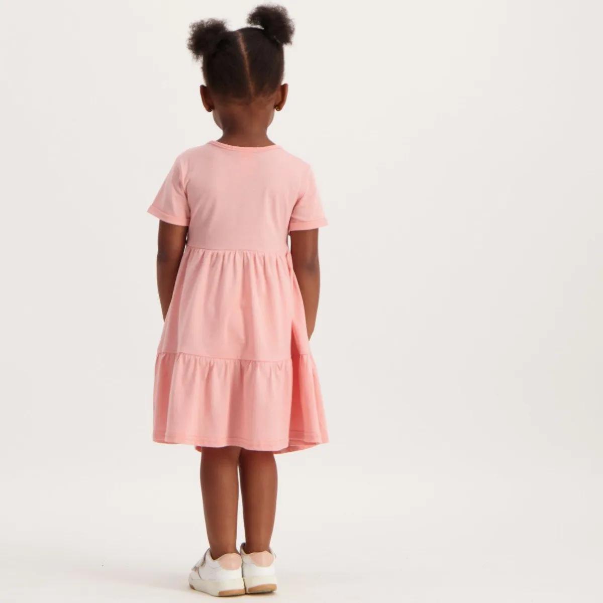 Pre-Girls Tiered Dress - Pink
