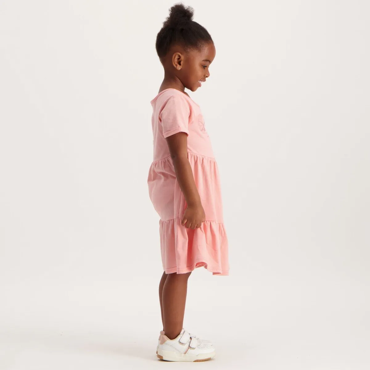 Pre-Girls Tiered Dress - Pink