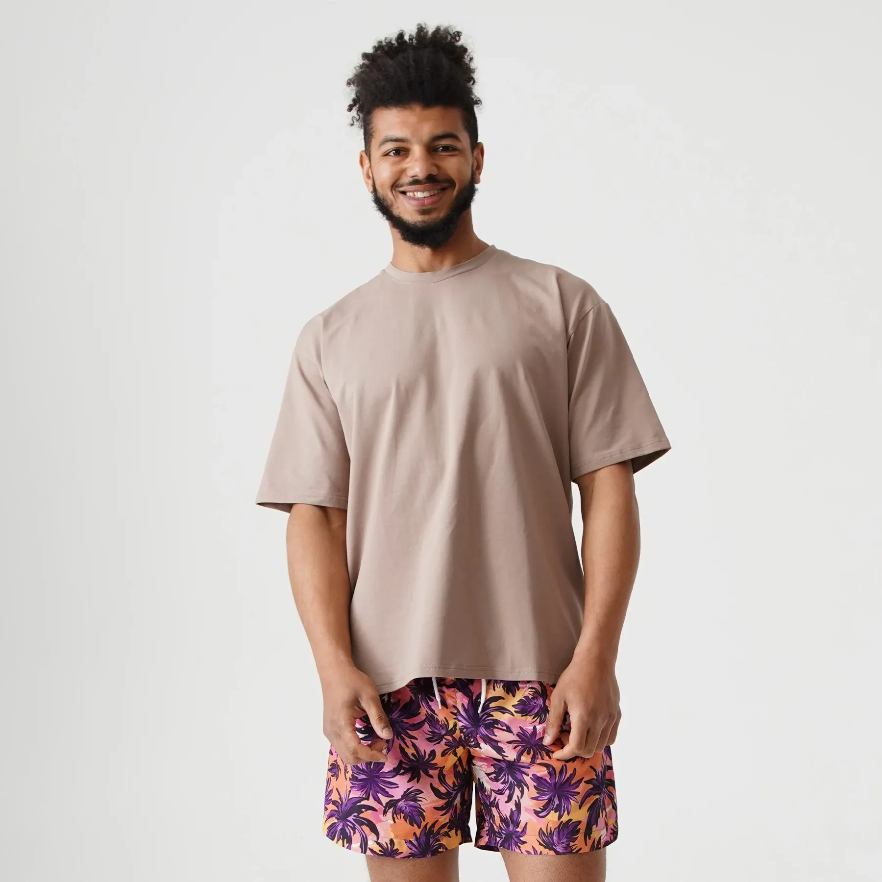 Premium Heavy Cotton Oversized T-Shirt, Cappuccino