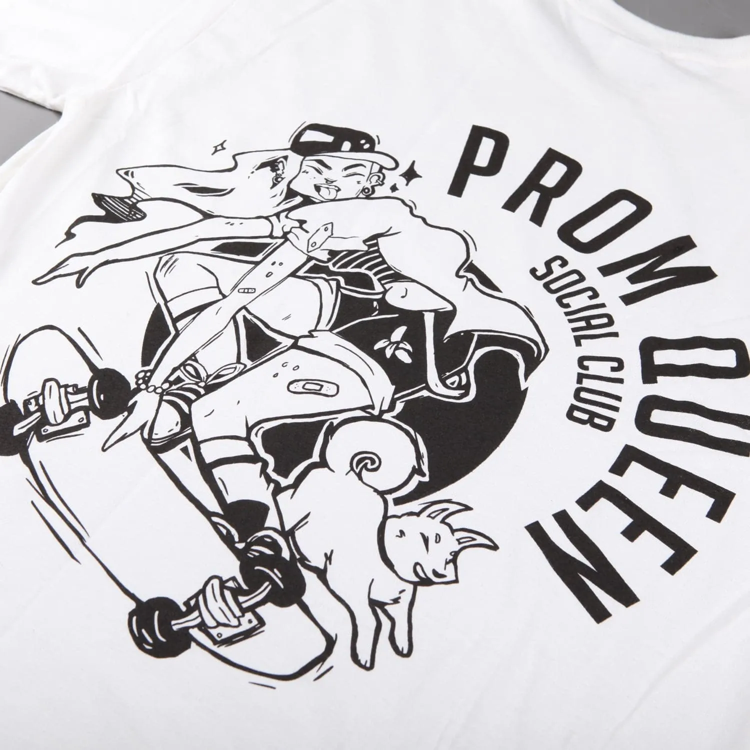 Prom Queen 'PQSC Team' T-Shirt (White)