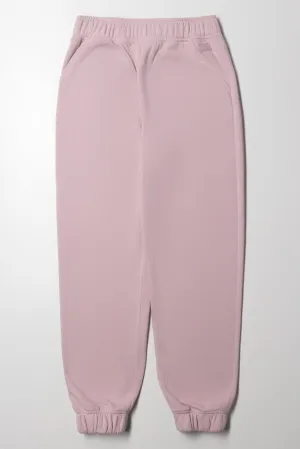 Pull On Track Pants Pink