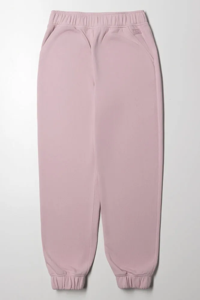 Pull On Track Pants Pink