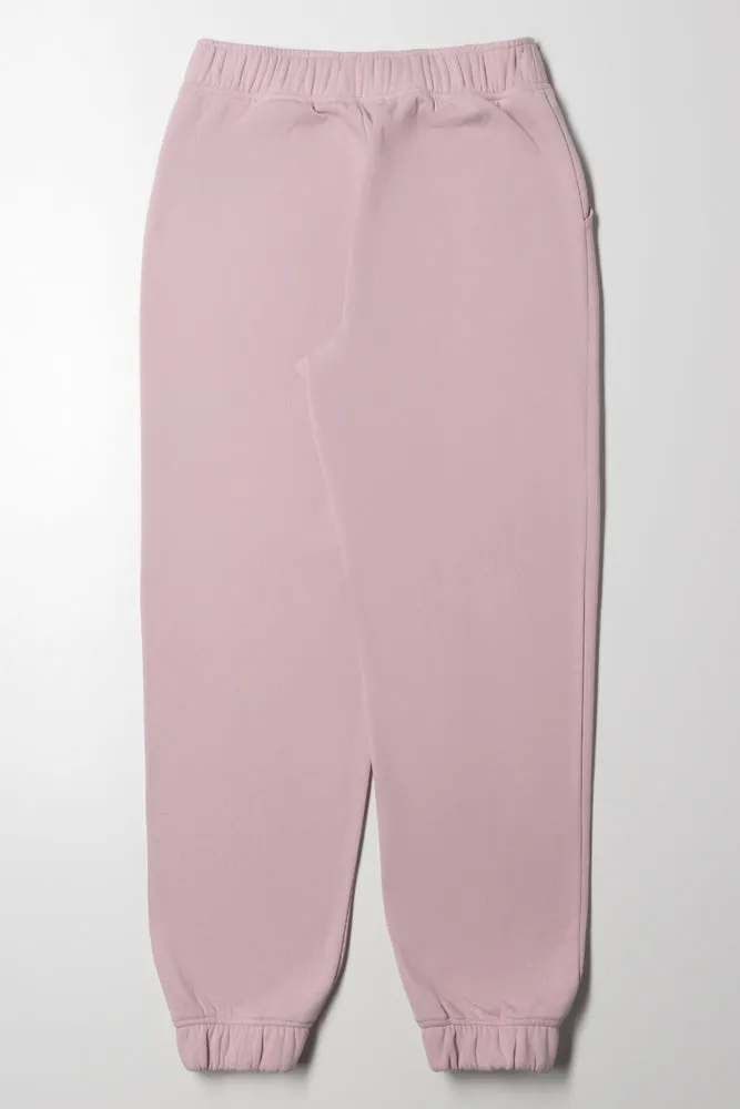 Pull On Track Pants Pink