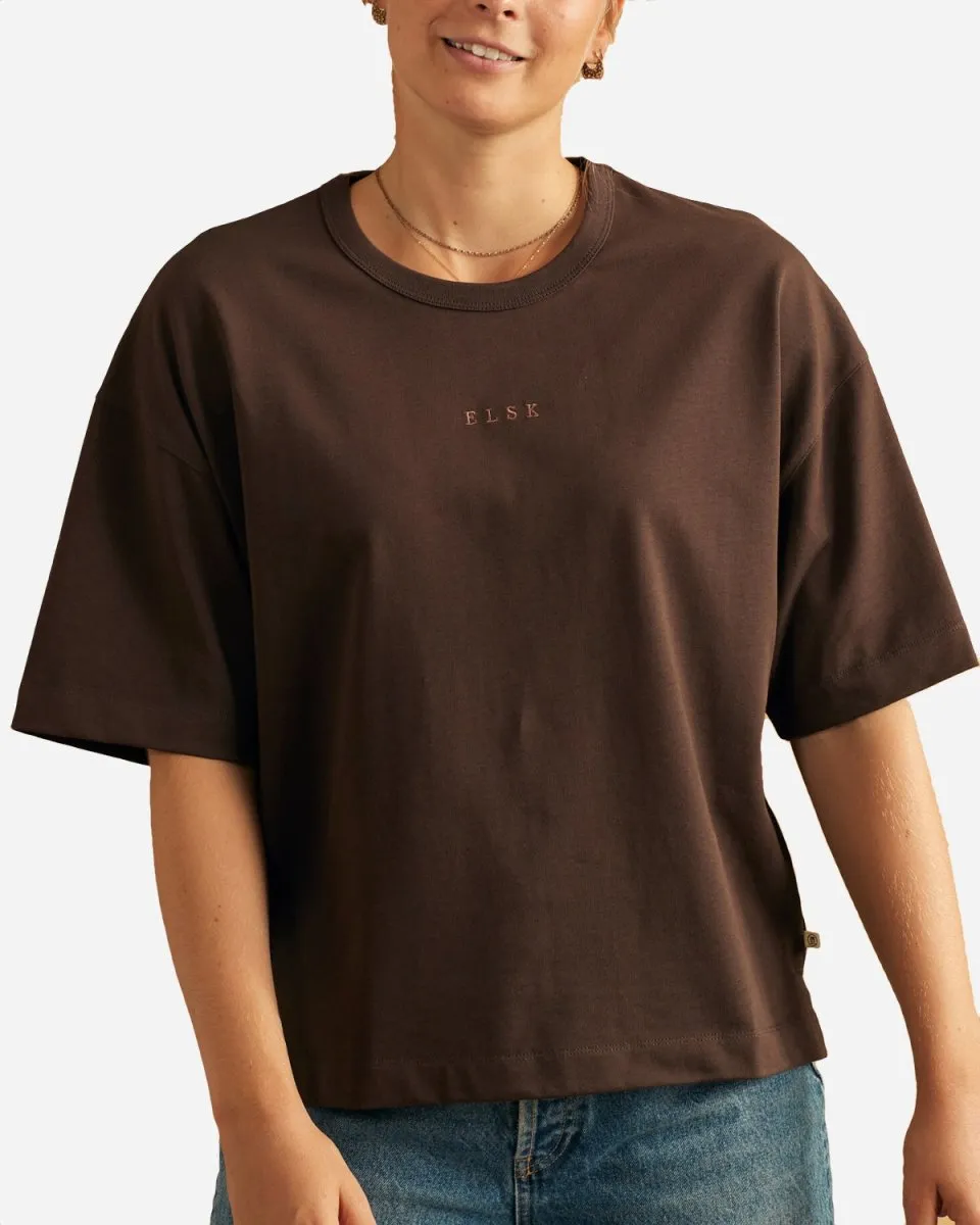 Pure Thilda Tung Tee - Dark Oak