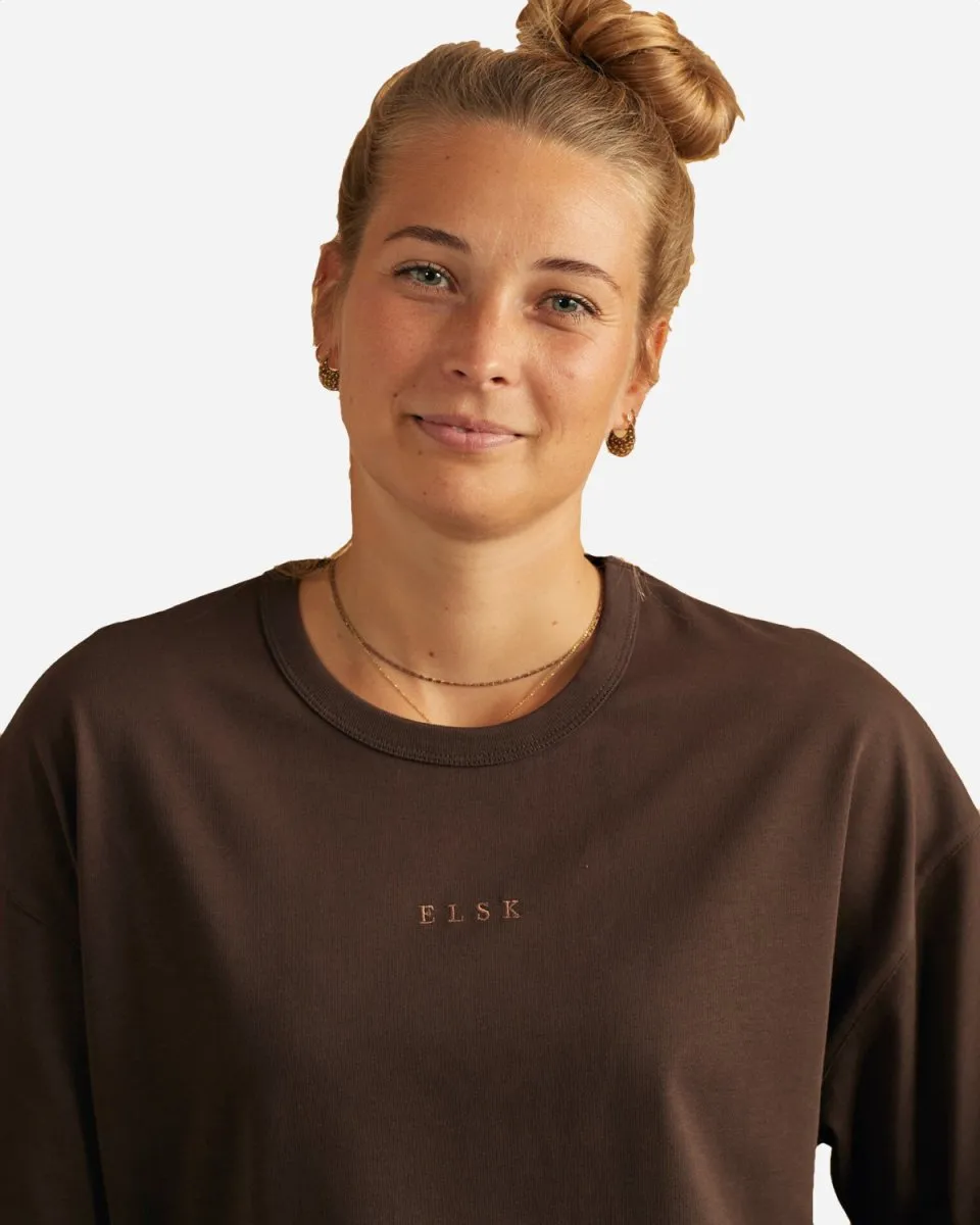 Pure Thilda Tung Tee - Dark Oak