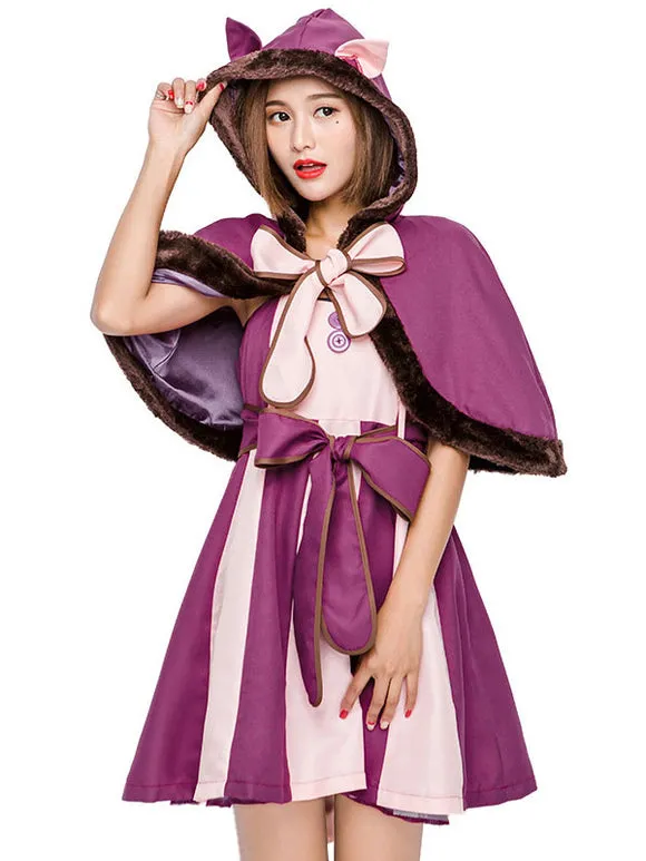 Purple Lolita JSK Dress Sleeveless Bows Lolita Jumper Skirts