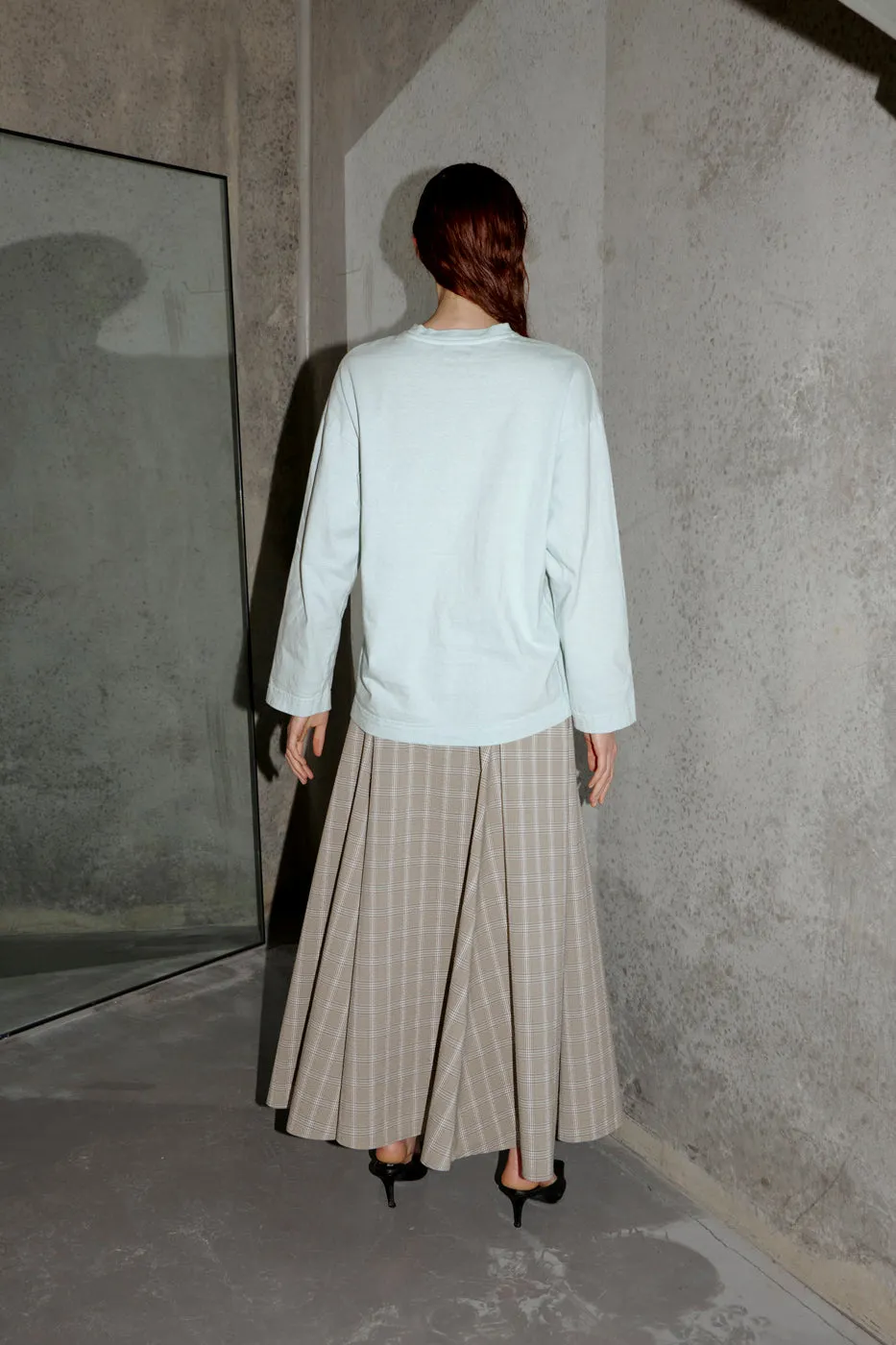 PV Subject Skirt // Beige Check
