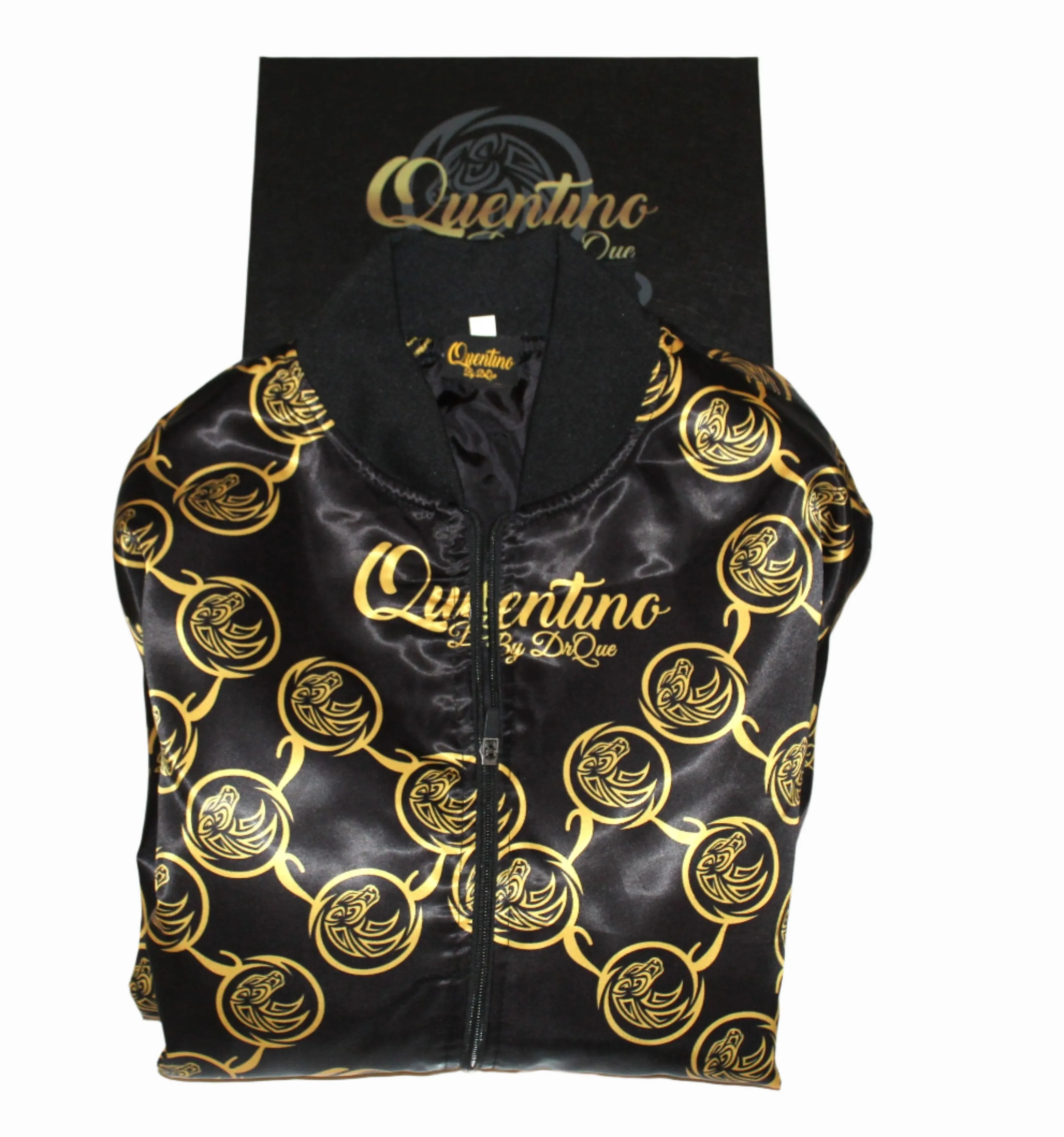 Quentino Black Silk Breeze Jacket