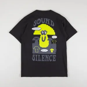 QUIET LIFE Sound of Silence Tee Black
