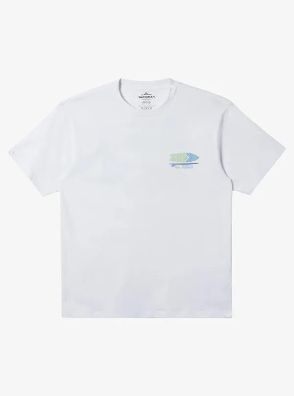 Quiksilver Waterman Mens Shirt Board Builder- White