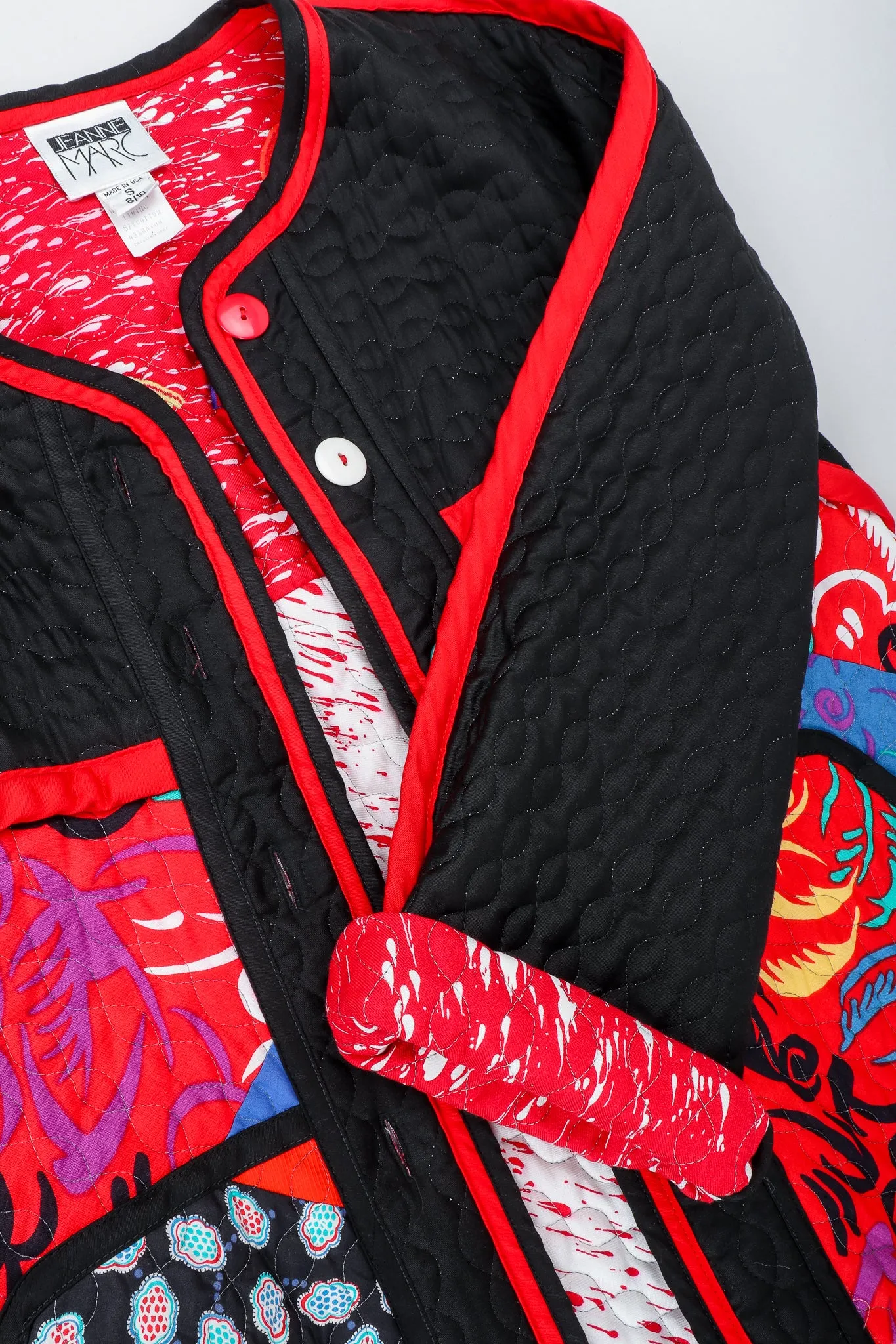 Quilted Folk Patchwork Duster