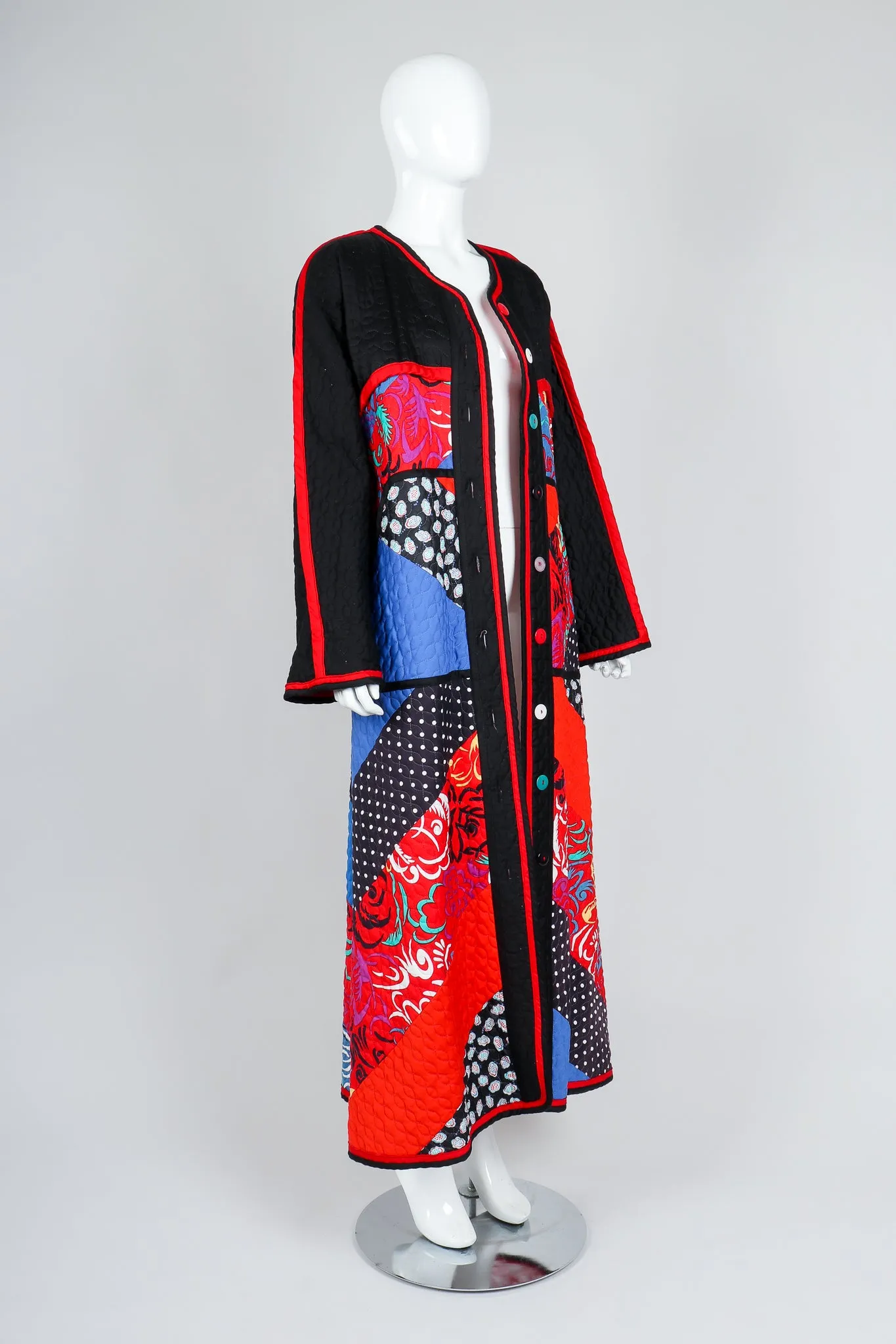 Quilted Folk Patchwork Duster