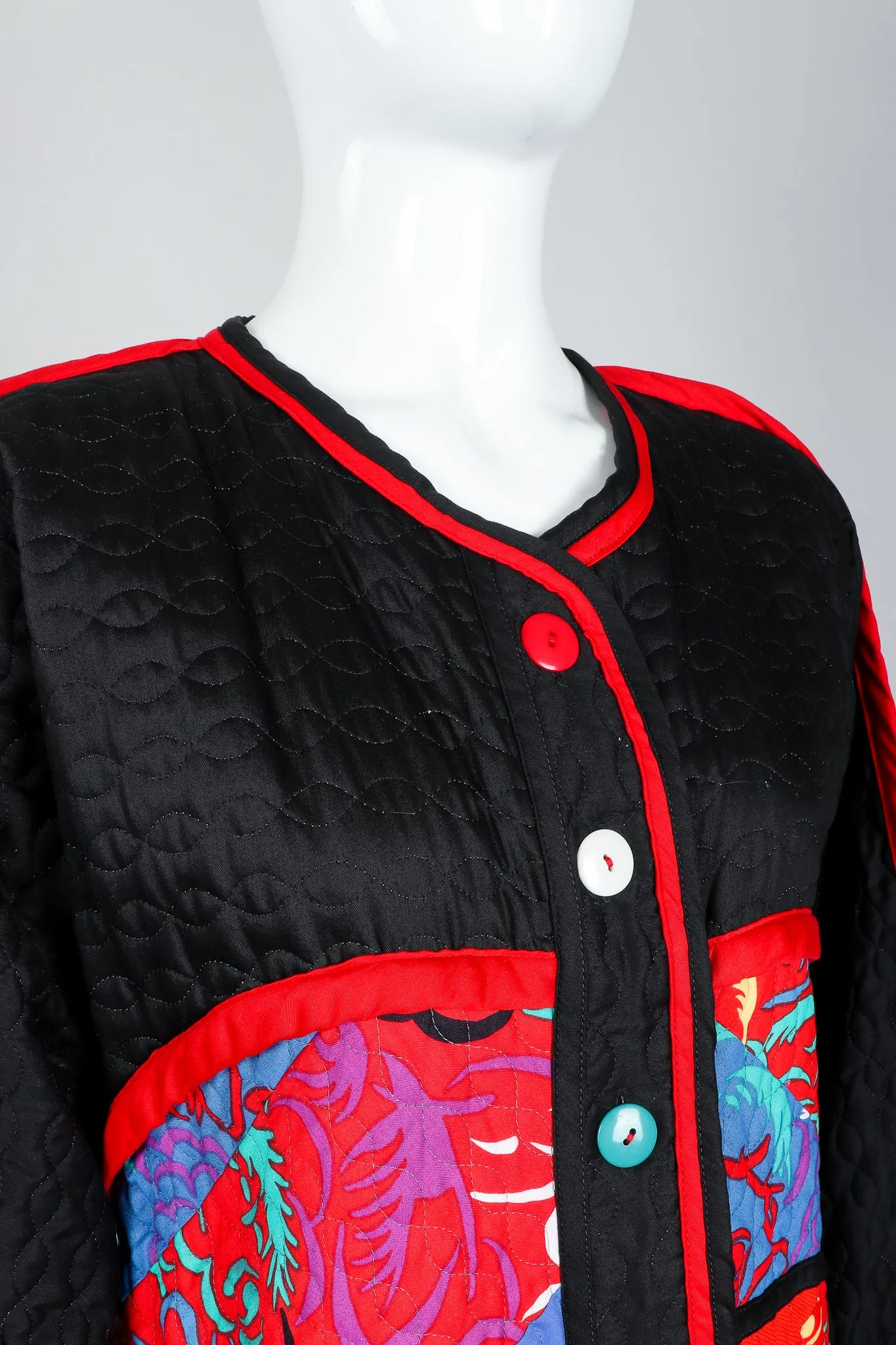Quilted Folk Patchwork Duster