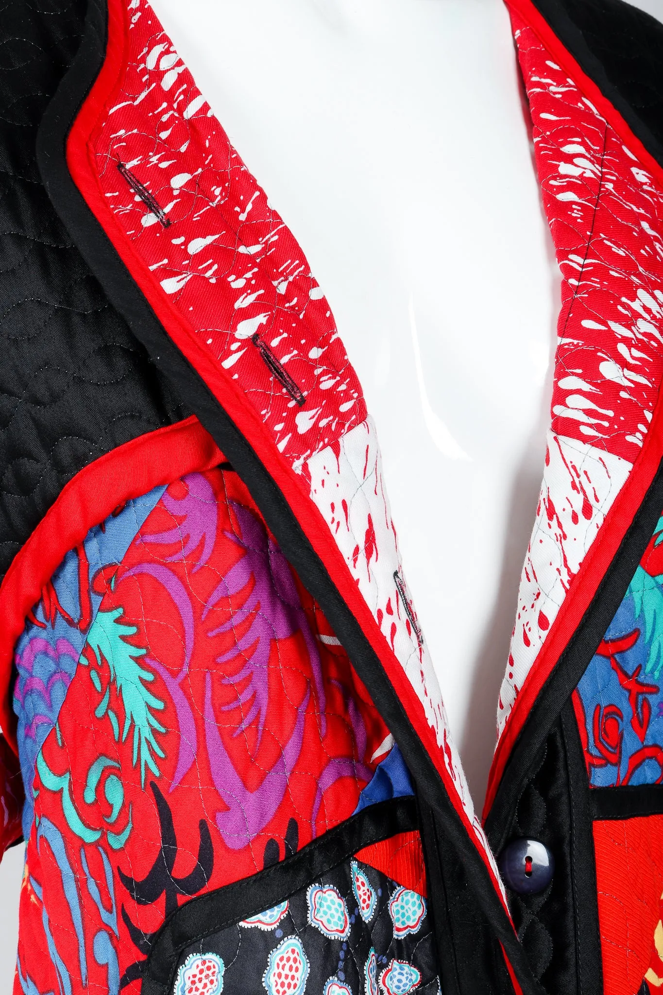 Quilted Folk Patchwork Duster